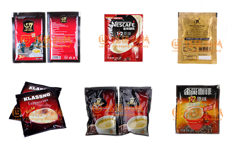 四邊封咖啡包裝機包裝樣品 四邊封咖啡包裝機包裝樣品