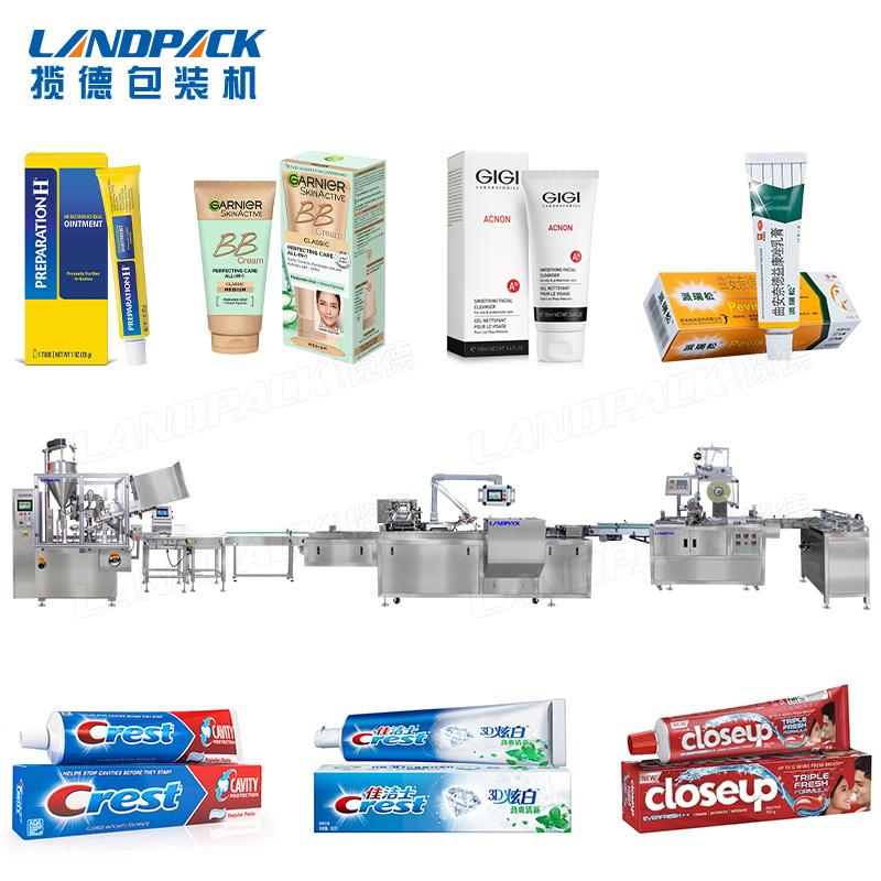 乳膏裝盒封尾機